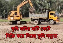 আড়াইহাজারে কৃষি জমিতে অবৈধভাবে মাটি কাটা, বালি উত্তোলন