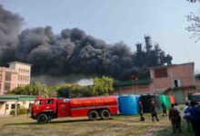 আড়াইহাজারে এইচপি কেমিক্যাল ফ্যাক্টরিতে অগ্নিকান্ড