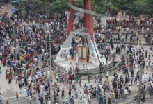 নারায়ণগঞ্জের হাজার হাজার শিক্ষার্থীর বিক্ষোভ-গণমিছিল