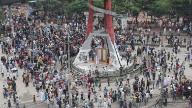 নারায়ণগঞ্জের হাজার হাজার শিক্ষার্থীর বিক্ষোভ-গণমিছিল