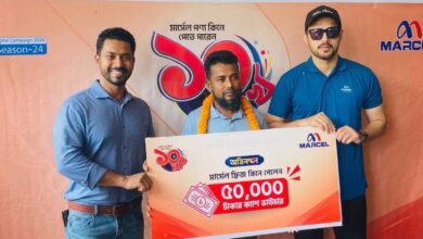 আড়াইহাজারে মার্সেল র‌্যাফেল ড্র এর পুরষ্কার দিলেন অভিনেতা ইফরান সাজ্জাদ